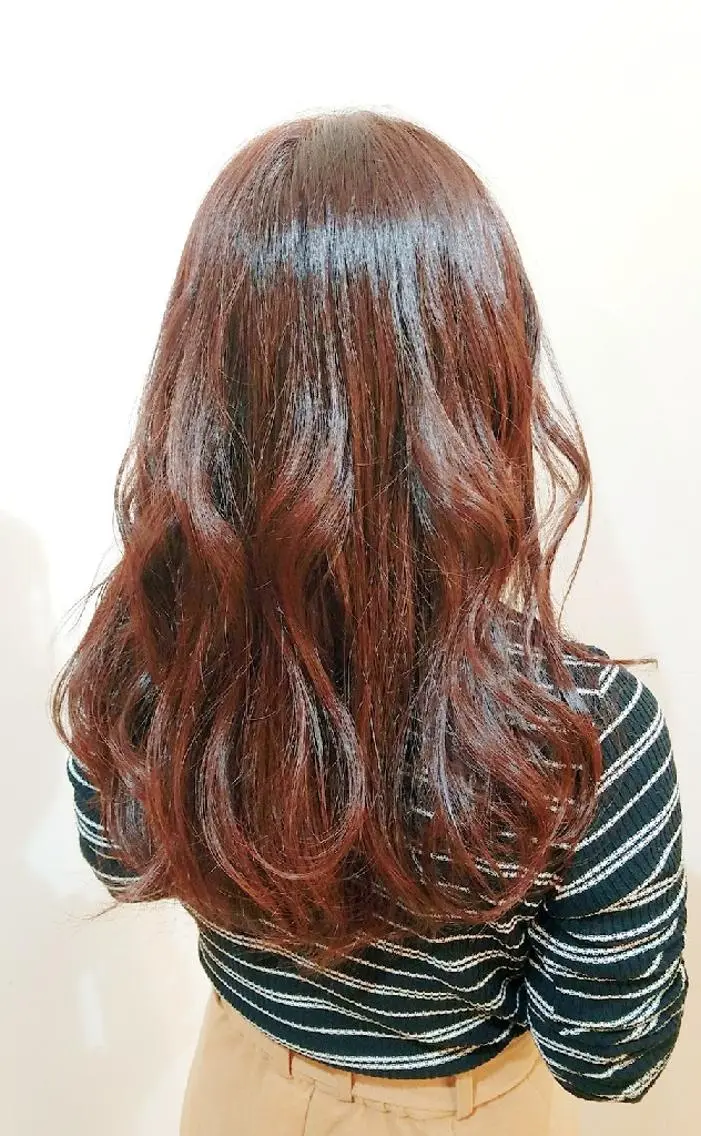 ロング カラー カット ヘアカラー トリートメント 🇰🇷透明感×ハイ トーン🌟tomoのヘアスタイル