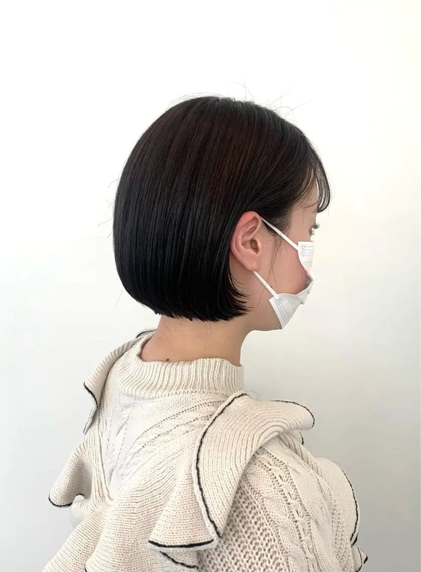 ショート カラー ボブ カット トリートメント 明治神宮前 NANAMIのヘアスタイル