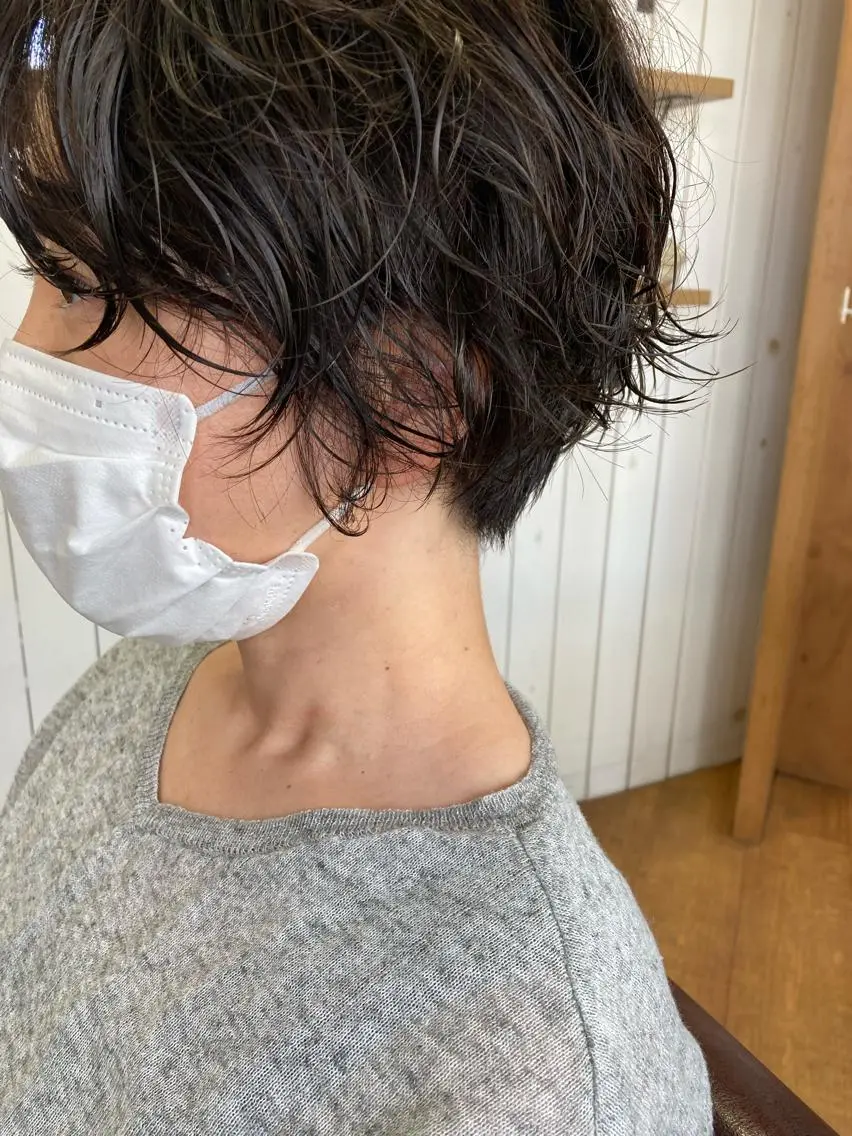 ショート パーマ Hareru 豊田 修廣のヘアスタイル