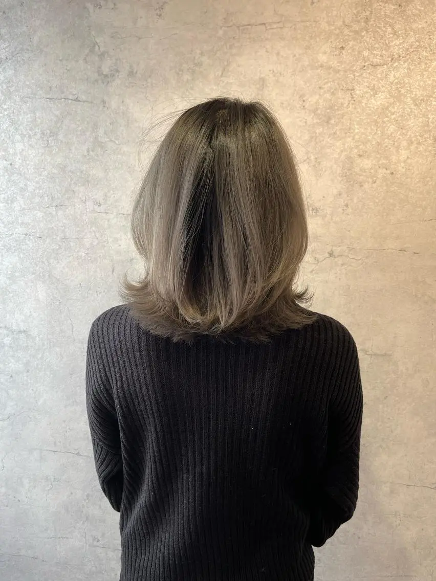 ミディアム レイヤーカット 艶髪💎美容師 TATSUYAのヘアスタイル