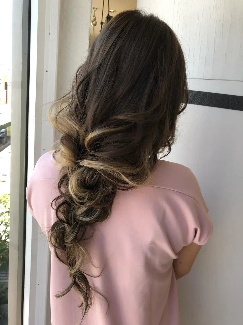 ロング カラー welring hair salonのヘアスタイル