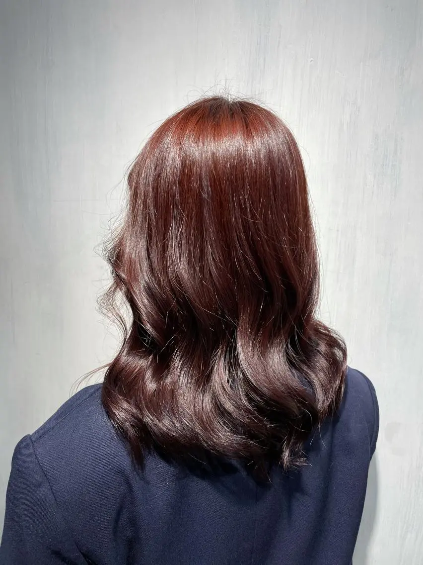 セミロング カラー ヘアアレンジ レイヤーStyle 🪽菜々実のヘアスタイル