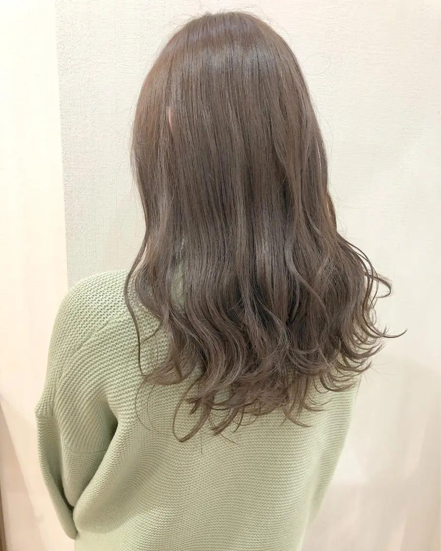 ミディアム カラー 横浜ブリーチムラ直し ハイトーン/ブリーチのヘアスタイル