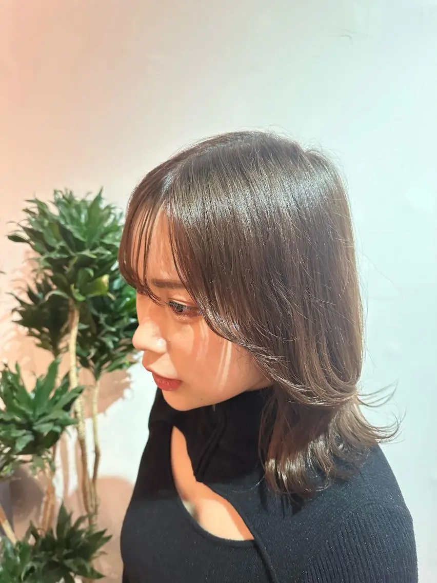 ミディアム トリートメント きたむらひかり⭐️ パーマモデル様募集中のヘアスタイル