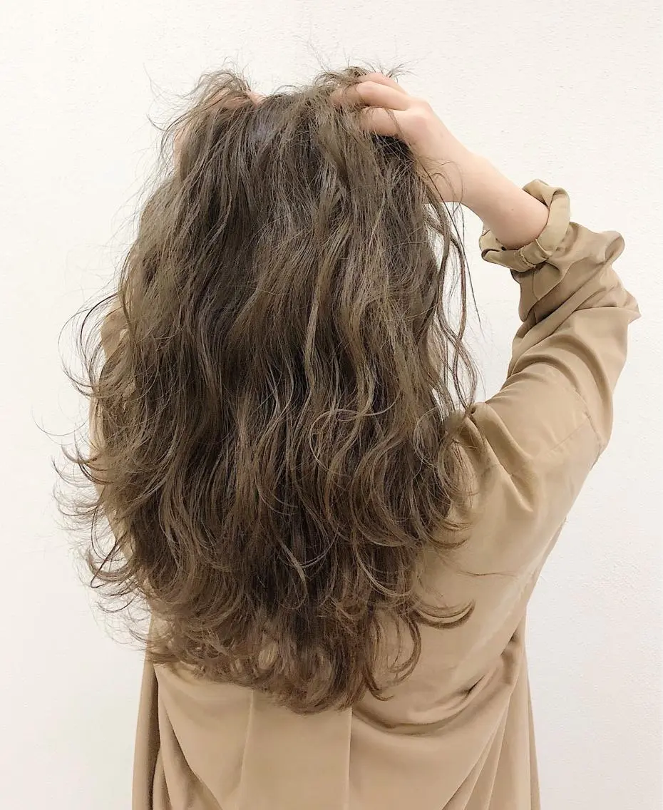 セミロング カラー ベージュカラー ノンダメージ髪質改善 カラー💎/KURAのヘアスタイル
