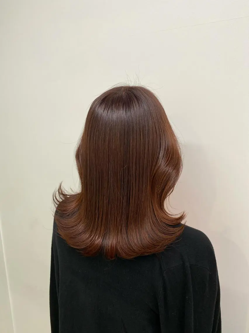 カラー トレンドカラー MAHOのヘアスタイル