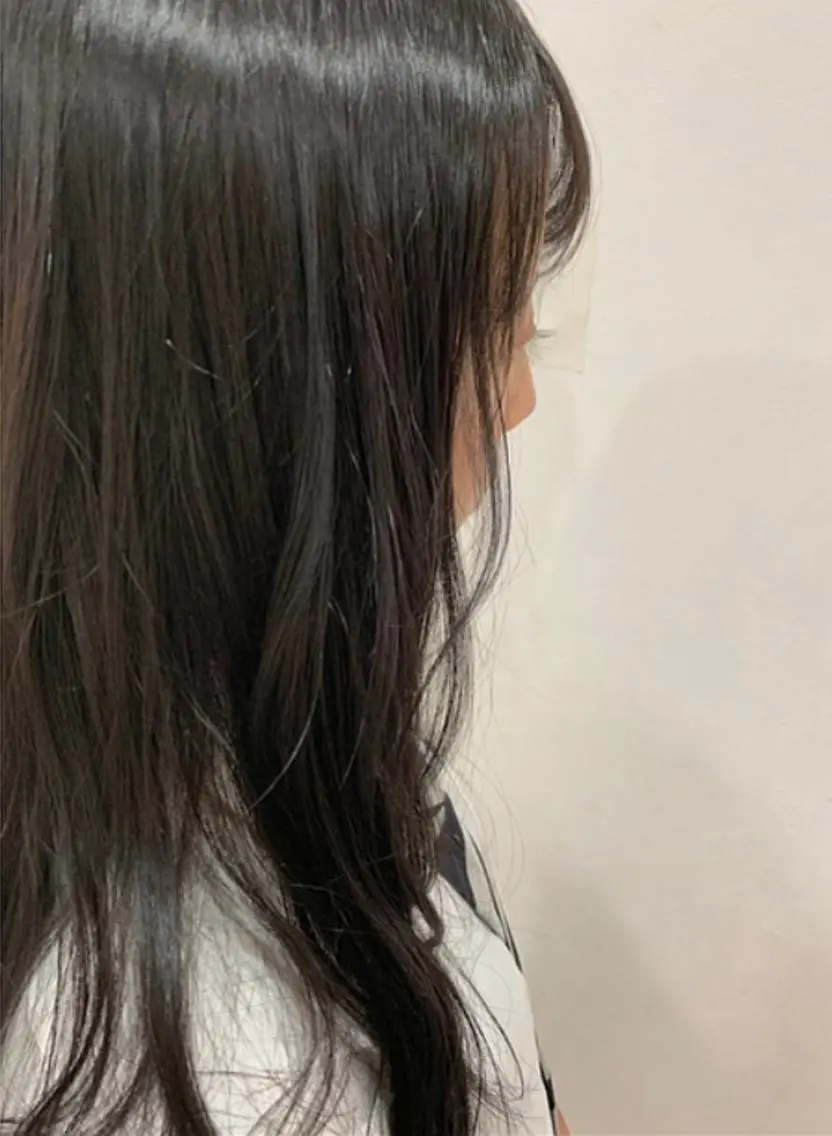 ロング カラー 脱白髪染め美容師 竹内涼乃のヘアスタイル