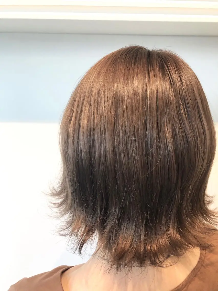 ミディアム カラー ベージュカラー 💐パーソナルカラー /市橋加菜💐のヘアスタイル