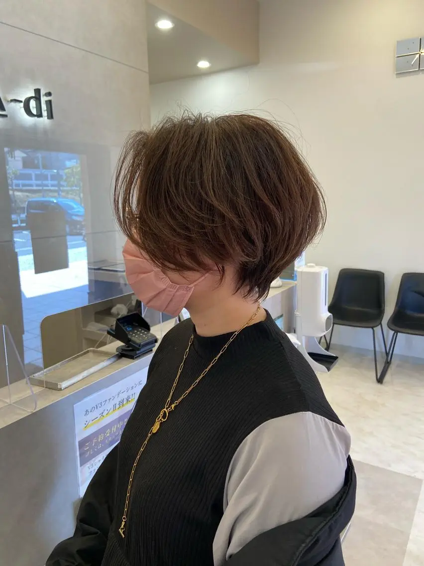 ショート カット 廣庭 勇人のヘアスタイル