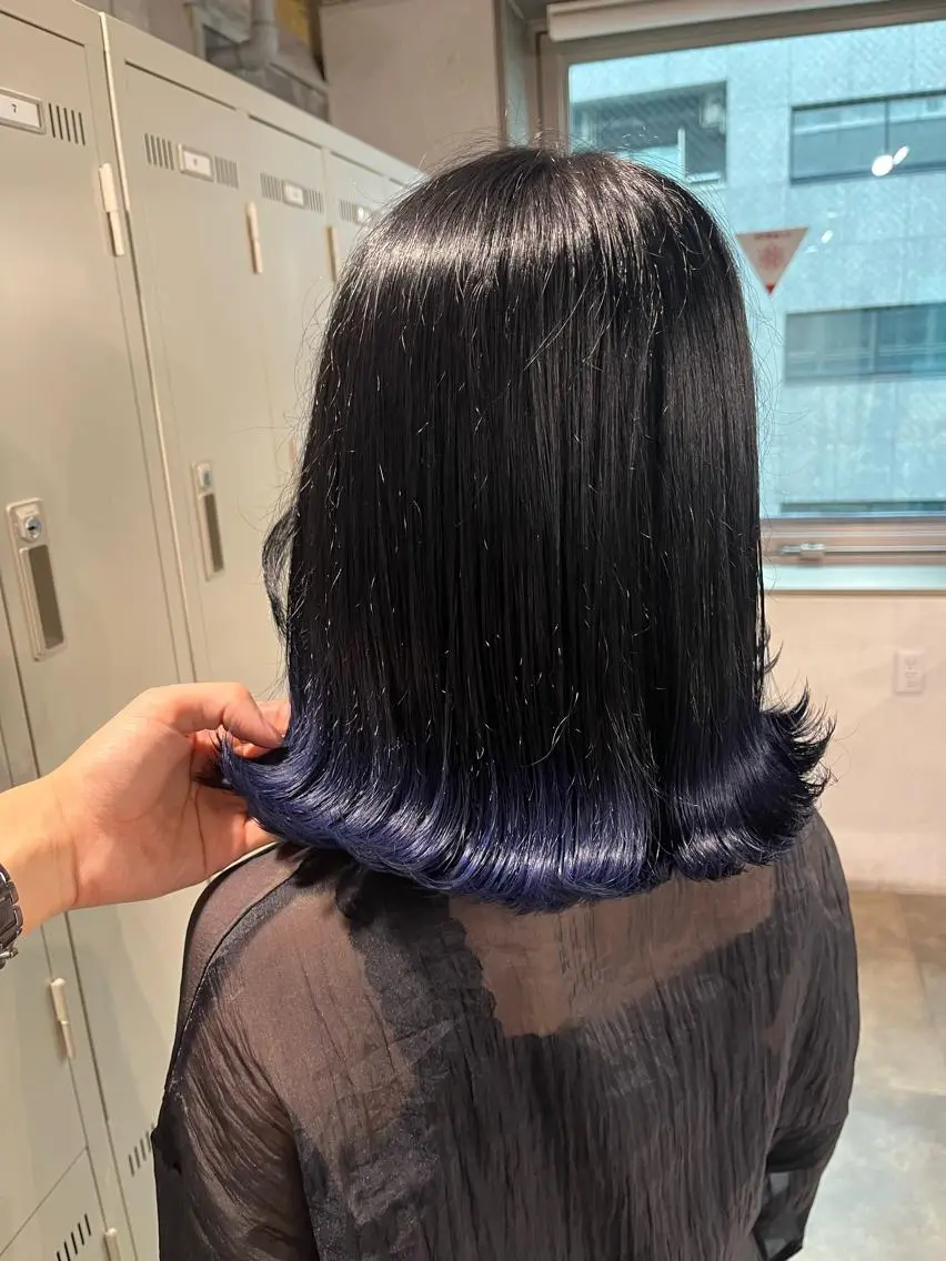 ミディアム ヘアカラー トリートメント ヘッドスパ ヘアセット 🪞透明感カラー🫧 縮毛矯正🥇かずきのヘアスタイル