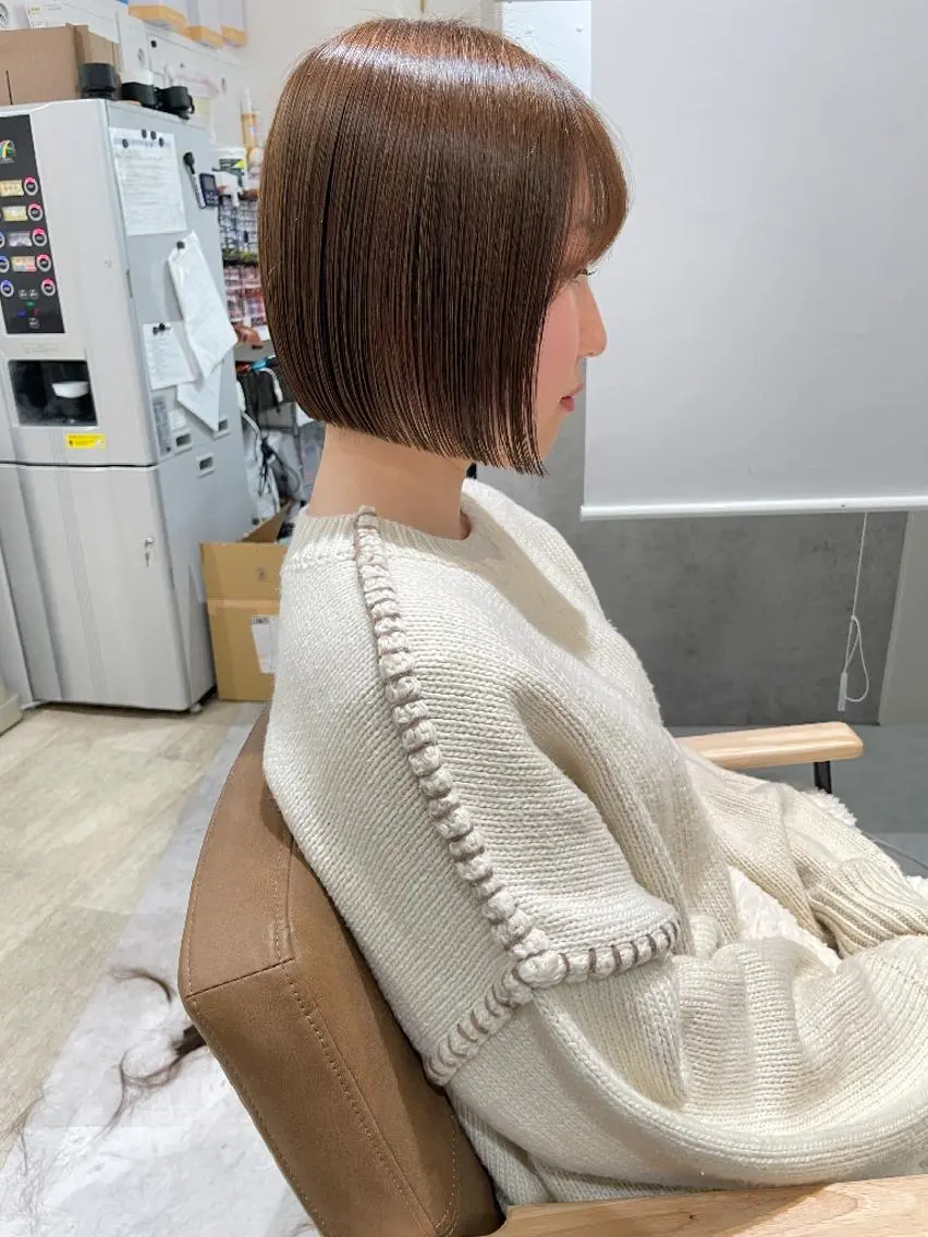 ショート ボブ 髪質改善:クロスパー マ特化型⭐中西雄大✂のヘアスタイル