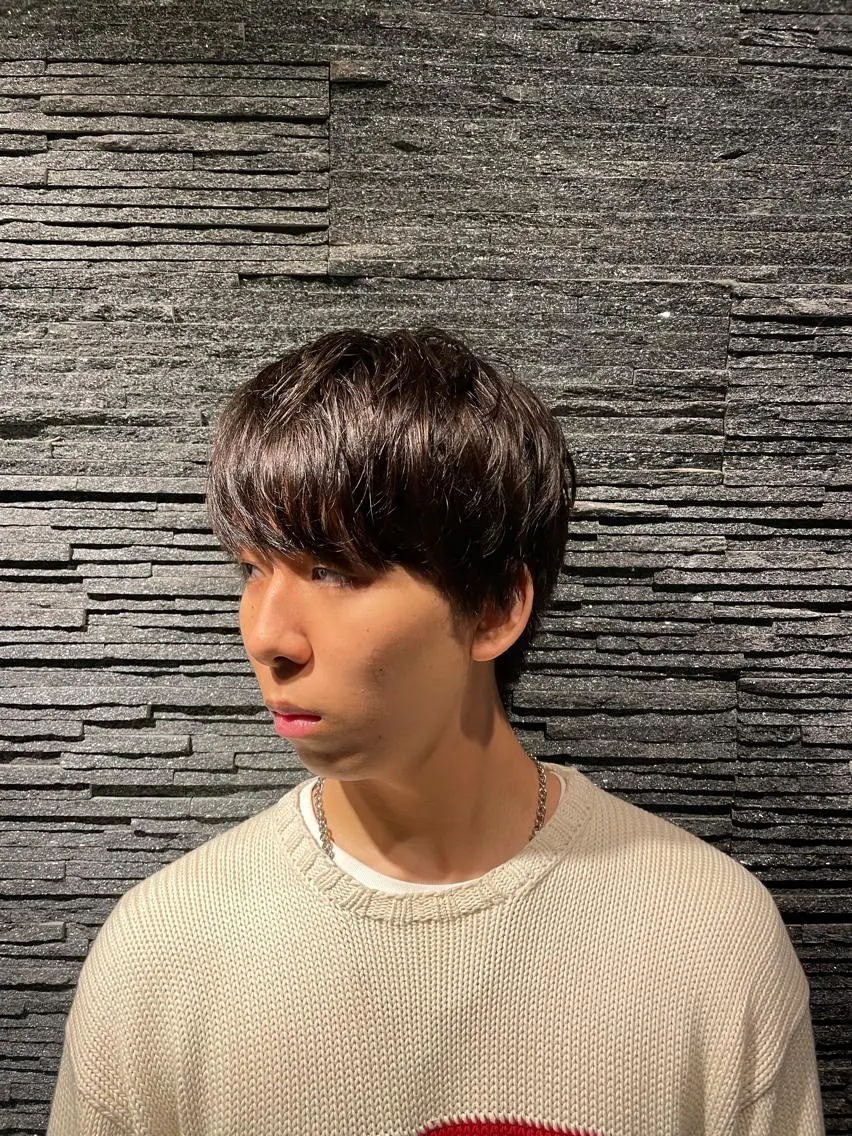 ミディアム メンズ 代表 武田晃英のヘアスタイル