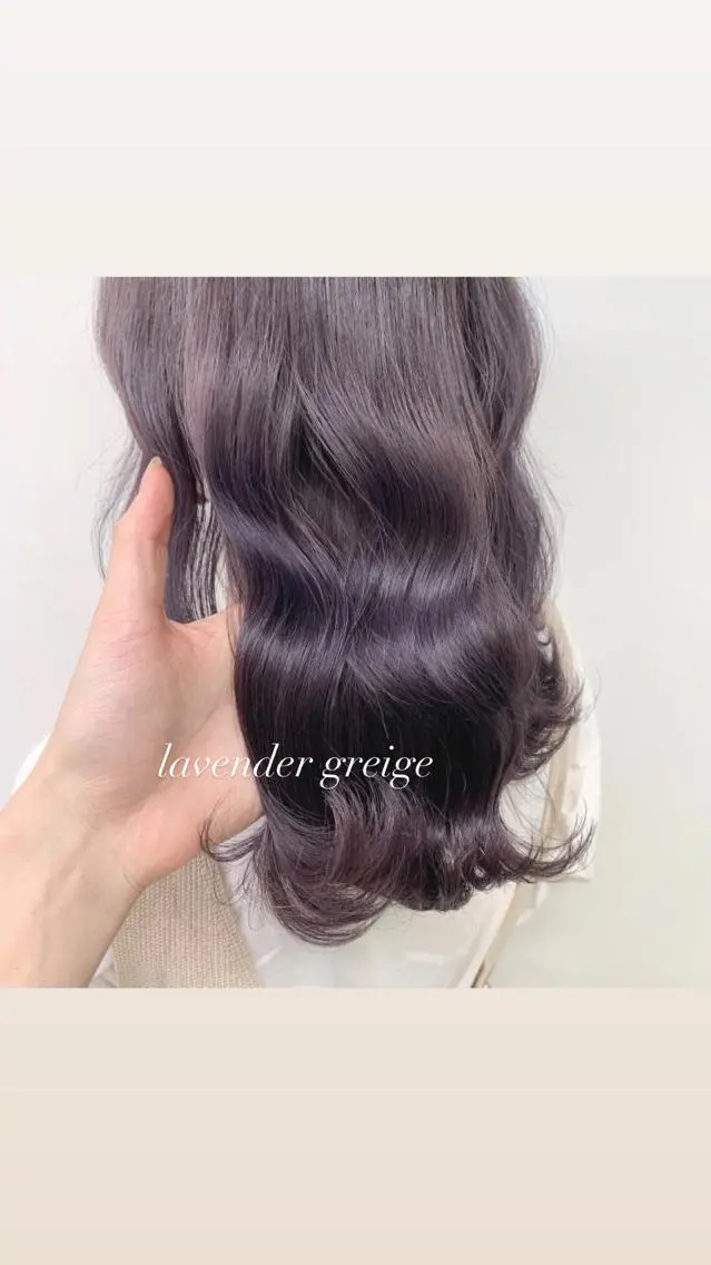 カラー トレンドカラー MAHOのヘアスタイル