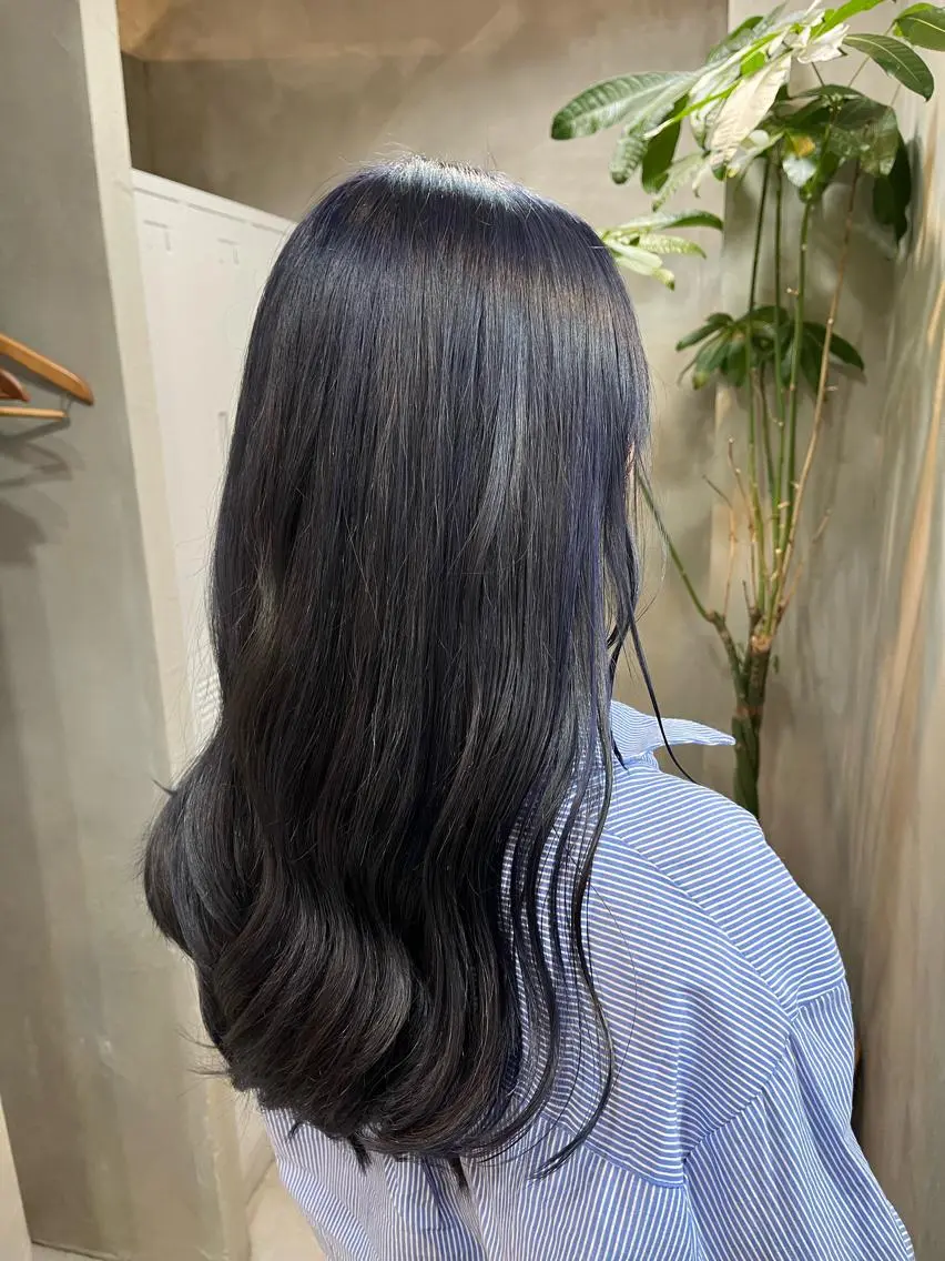 ロング カット ヘアカラー トリートメント ヘアセット RIYA❤︎ Aujuaソムリエのヘアスタイル