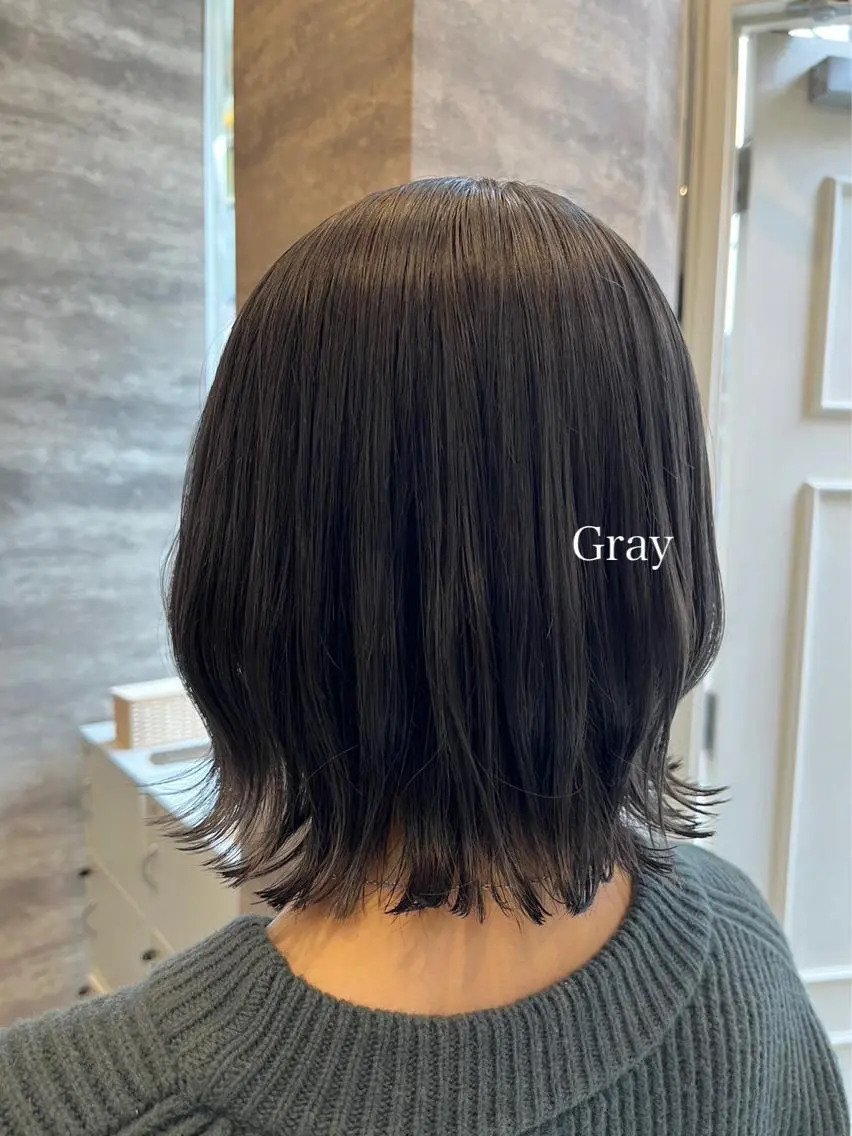 ショート カラー ブリーチ ダブルカラー グラデーションカラー グレージュ ハイライトカラー Blanco Color&Careのヘアスタイル