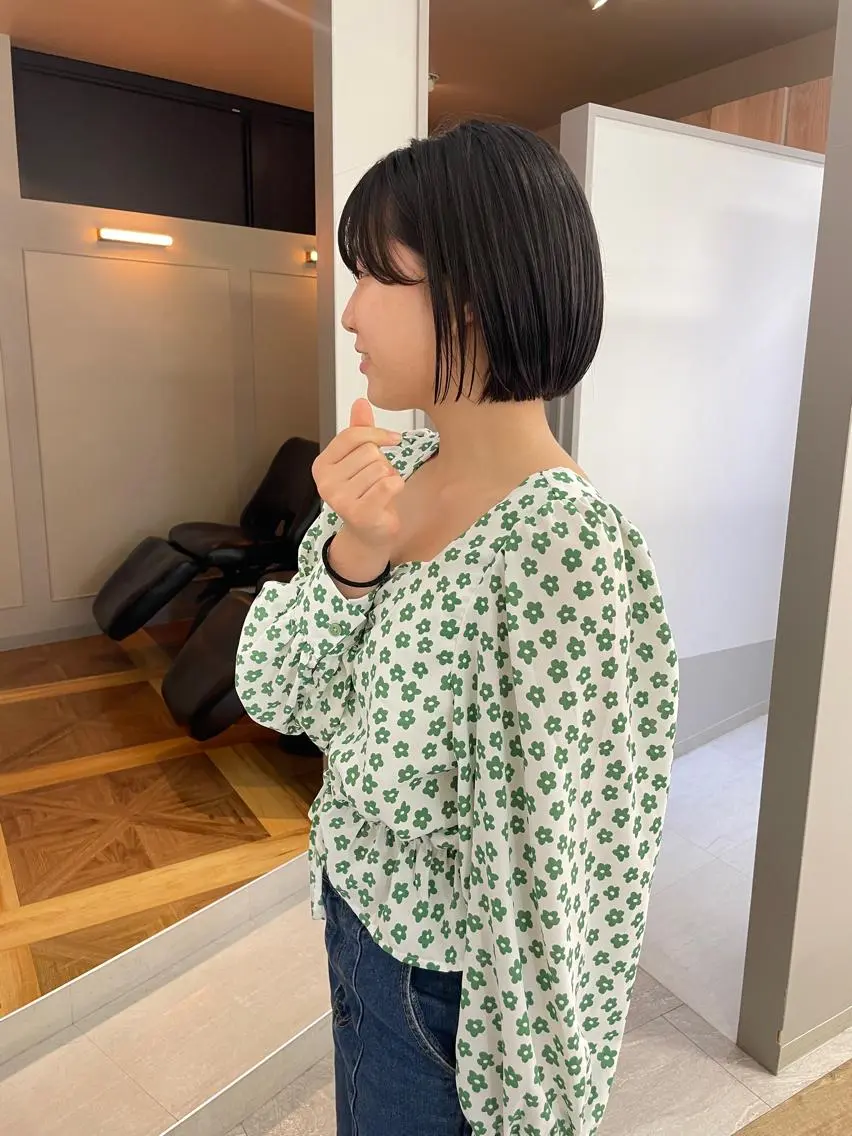ショート カット 緒方リエ 時短ショート・ボブのヘアスタイル