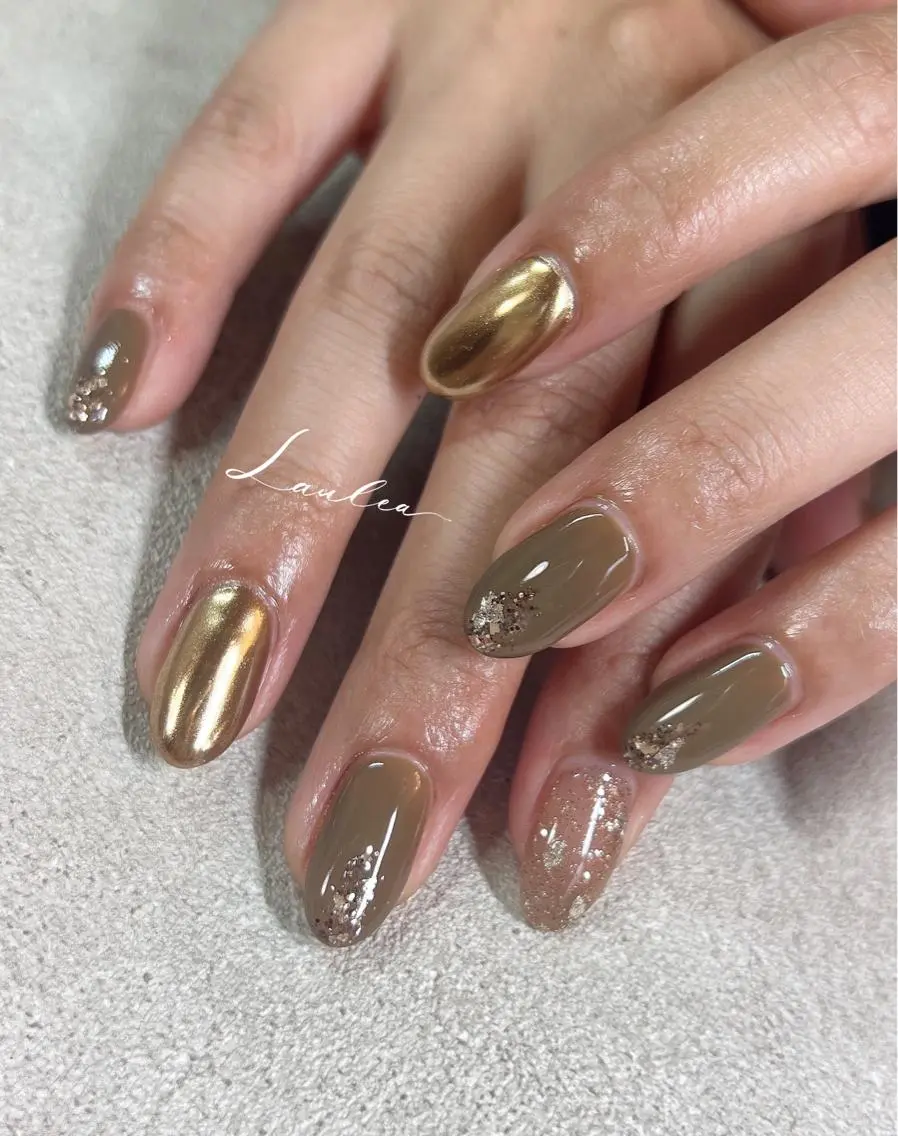 ネイル フットネイル 韓国ネイル ハンドネイル nail salon Lauleaのネイルデザイン