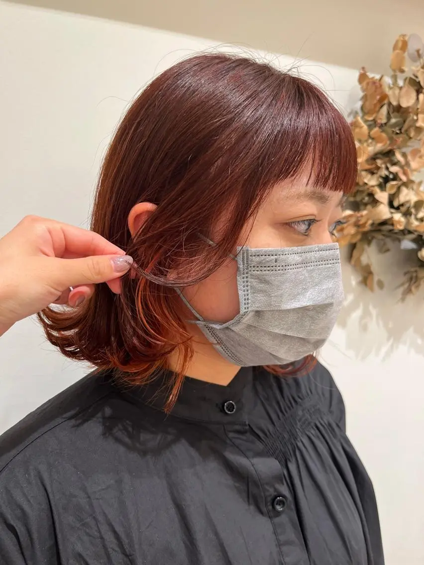 ショート カラー 似合わせ/くびれヘア /Momoka💞のヘアスタイル