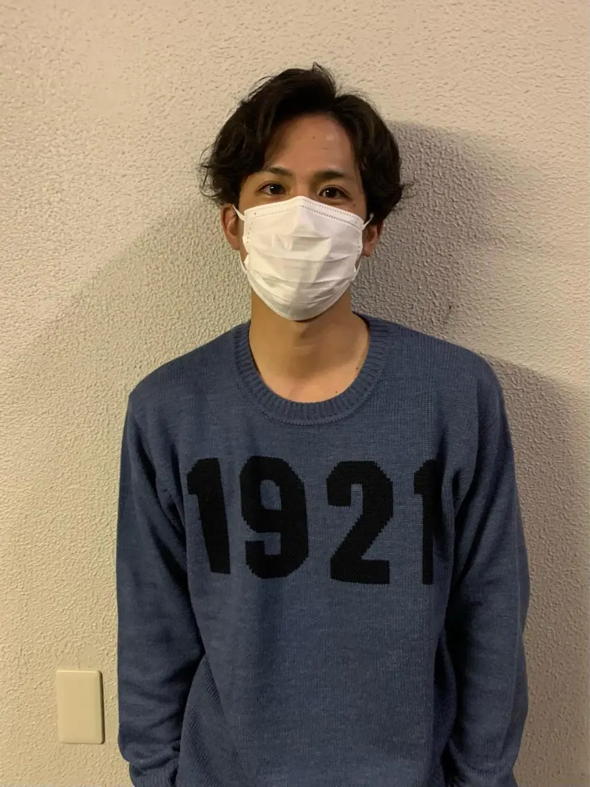 パーマ メンズ ヤマグチ リョウのヘアスタイル