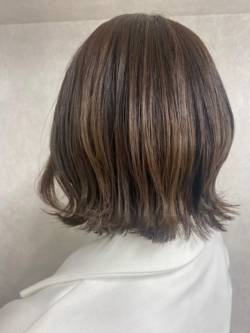 ミディアム N/デザインカラー 🌿ナギのヘアスタイル