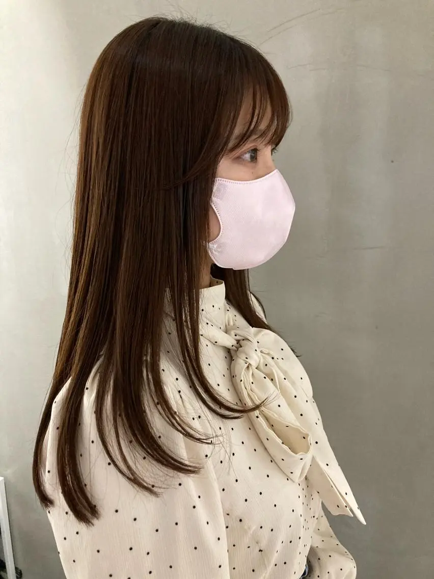 ロング トリートメント Larry🌼中下 美香のヘアスタイル