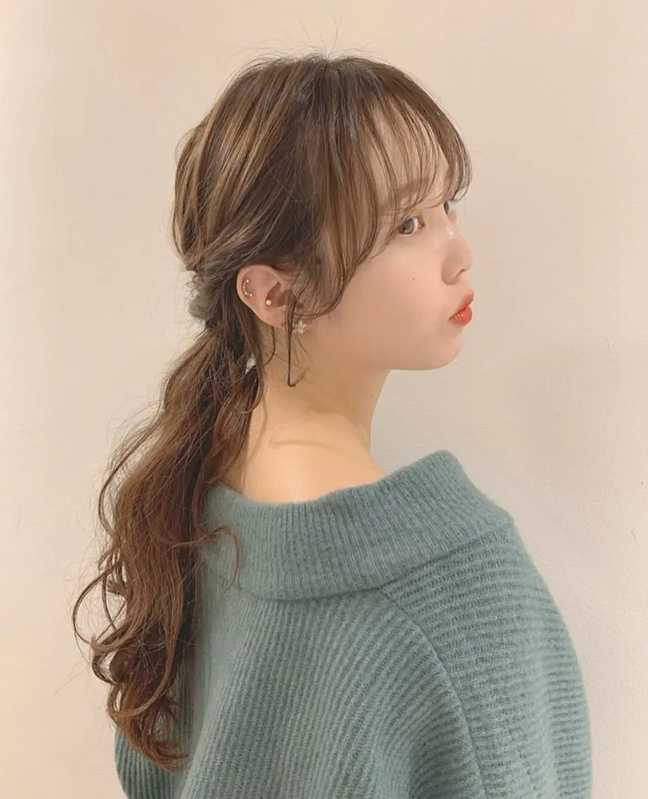 ロング カラー ヘアアレンジ 憧れの艶ハイトーンへ 🌙サイダサキのヘアスタイル