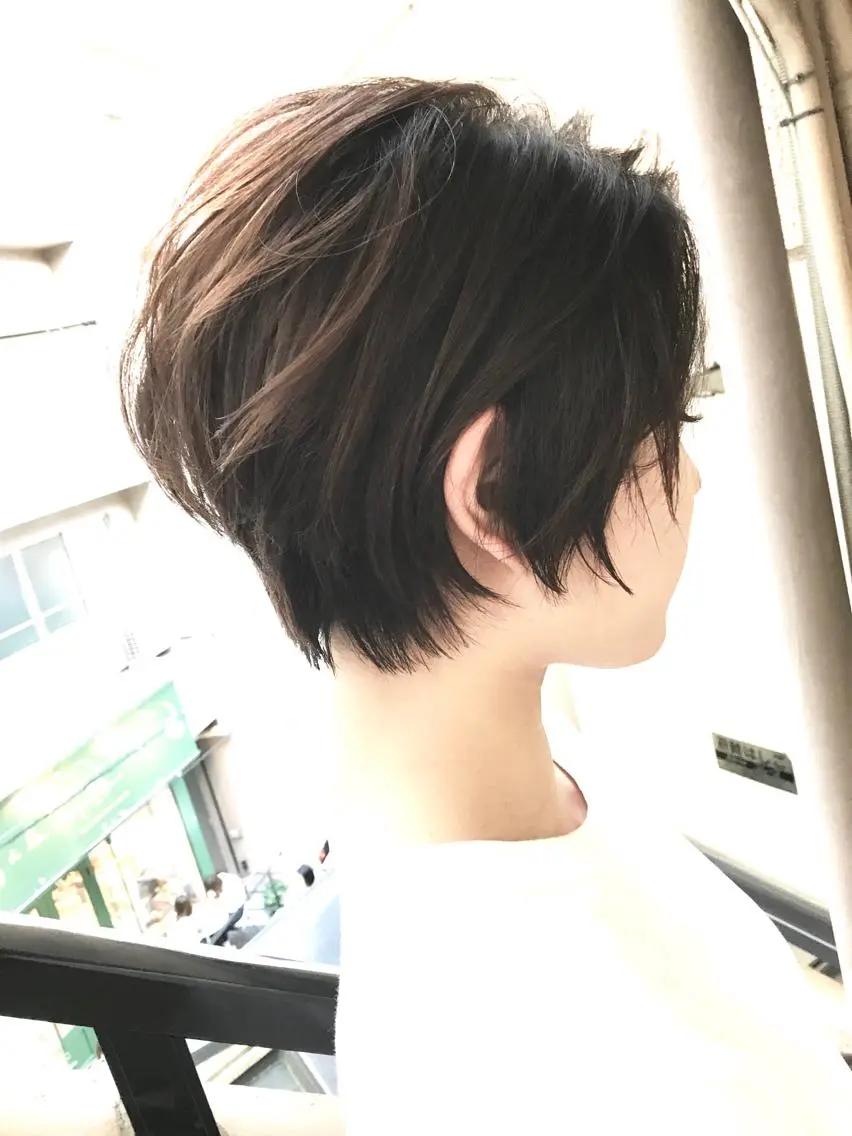 ショート カラー ショートヘア 💎髪質改善💎 デザイナーshinのヘアスタイル