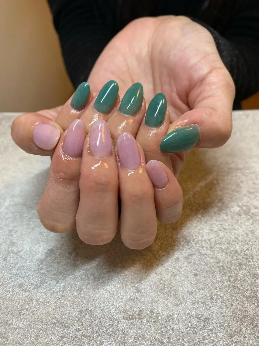 ネイル ジェルネイル ワンカラーネイル LIll nailのネイルデザイン