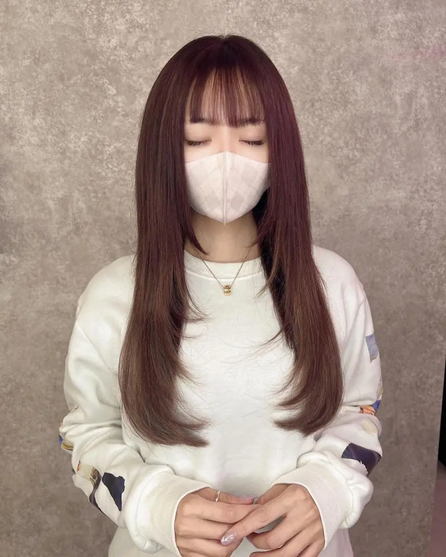ロング カラー 編み込みエクステ シールエクステ ベージュカラー ブラウンカラー イヤリングカラー UNDER vr 【アンダーバー】のヘアスタイル