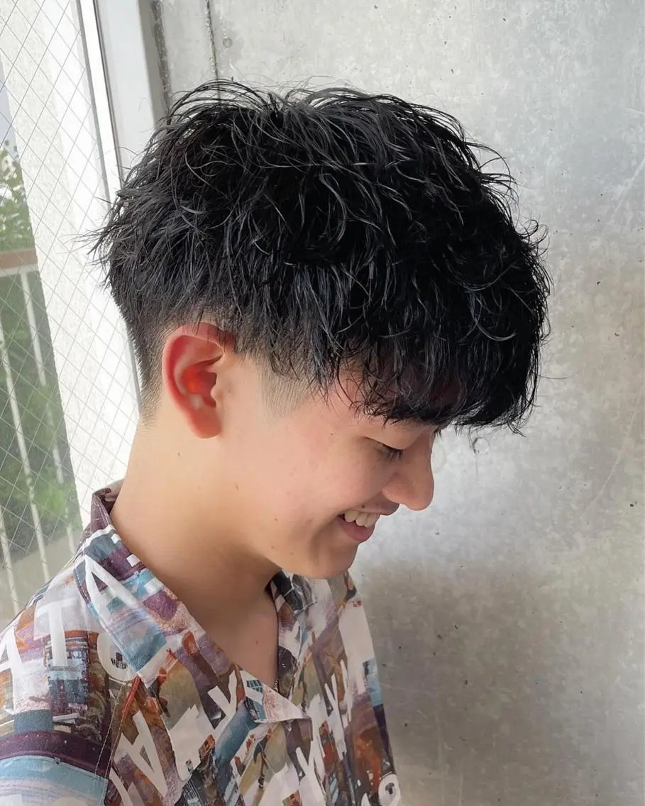 パーマ メンズ メンズモテパーマ💙 fuwaのヘアスタイル