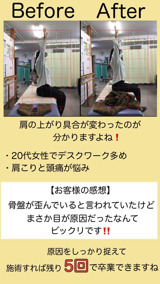 肩こり頭痛さようなら 整体カタギリのエステ・リラクイメージ