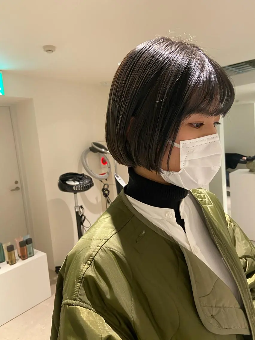 ショート ボブ 似合わせcut 🔥yutakaのヘアスタイル