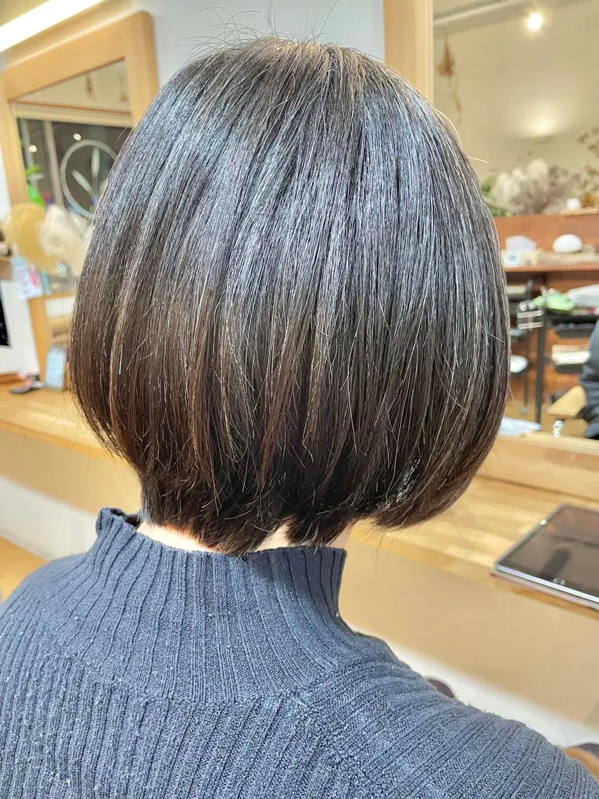 ショート 前下がりボブ ボブ 桑原 美夜里のヘアスタイル