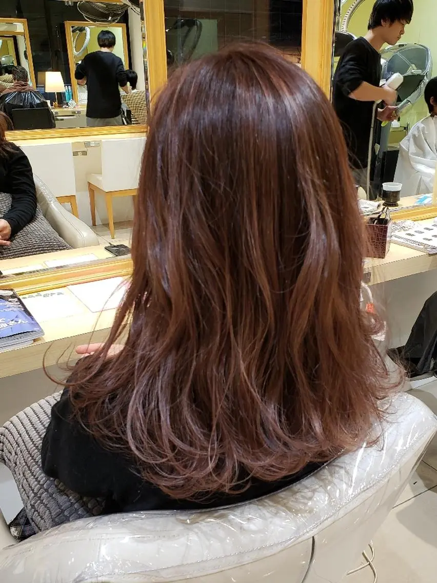 ロング パーマ カット パーマ トリートメント 美髪⭐︎髪質改善 井上 康司のヘアスタイル