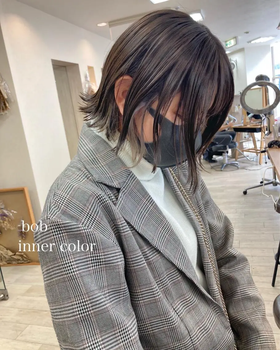 ショート カラー 切りっぱなしボブ ショートボブ ハンサムショート ベージュカラー ブリーチ カット ヘアカラー トリートメント 初めてのショート お任せください✂️のヘアスタイル