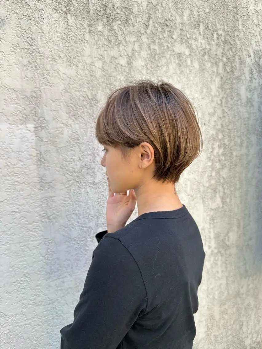 ショート ショートヘア カット ヘアカラー ショート/レイヤー カット/服部タカノリのヘアスタイル