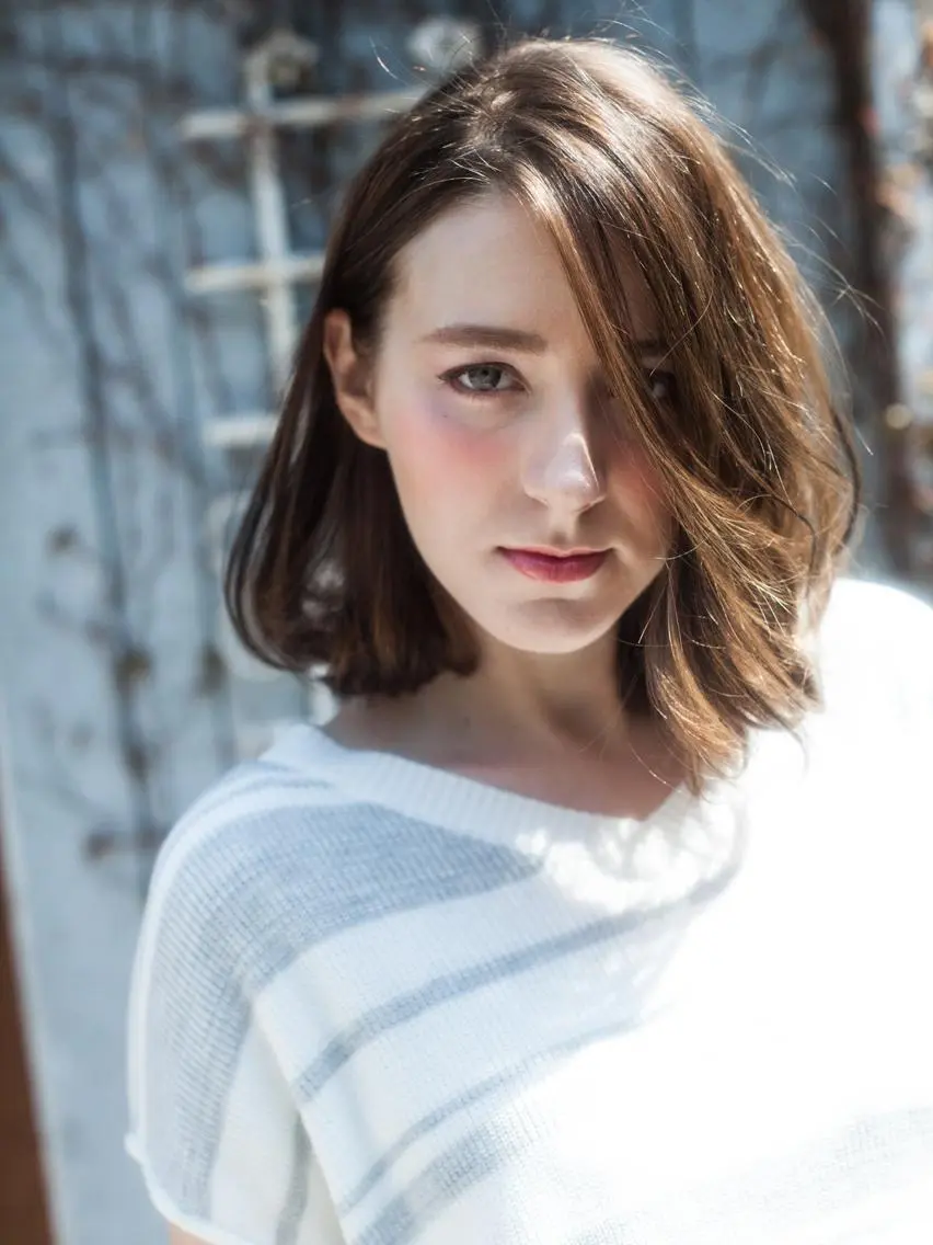 ミディアム カラー ボブ 松島祐介【店長/ トップディレクター】のヘアスタイル