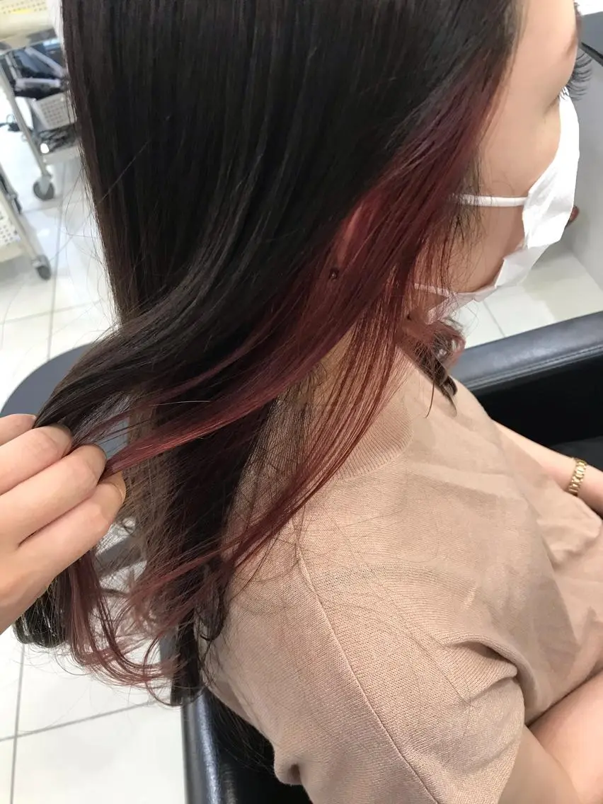 セミロング ヘアカラー トリートメント 横山 奈央のヘアスタイル