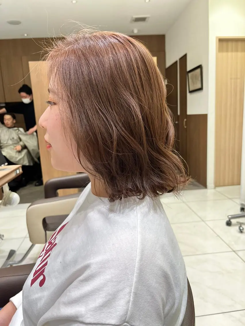 ミディアム カラー 田代 祐太のヘアスタイル