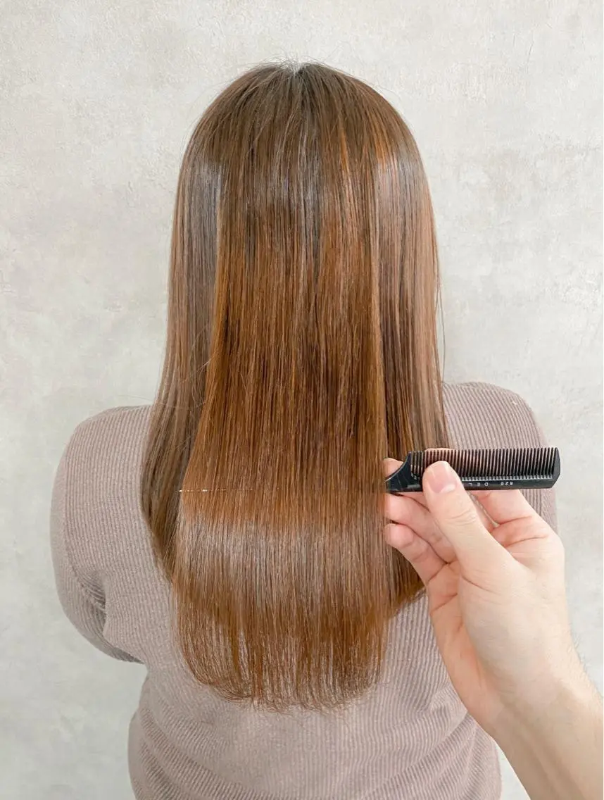 ロング 🫧‪縮毛矯正 かとうよしき🫧のヘアスタイル
