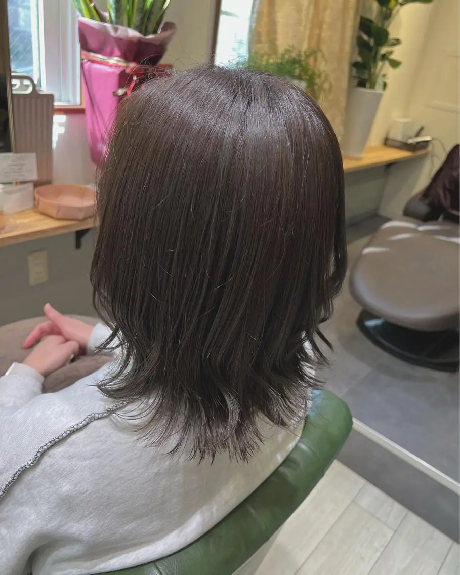 セミロング カラー ヘアアレンジ マツエク・マツパ アイブロウ melca. Amiのヘアスタイル