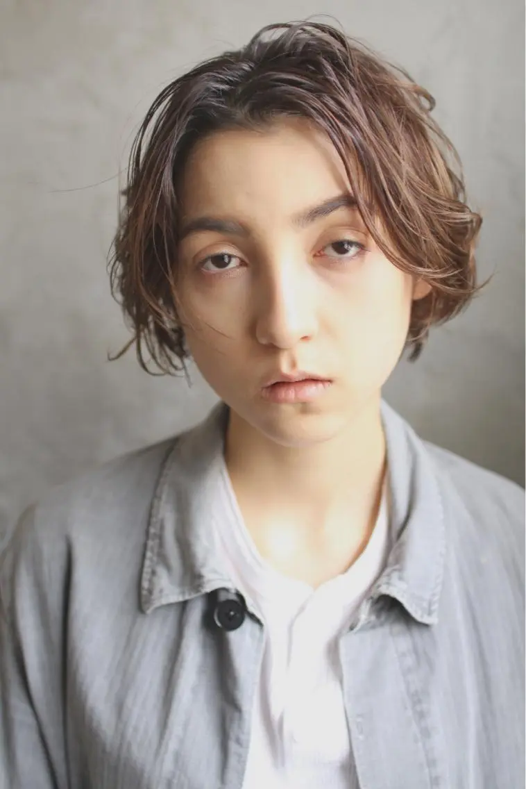 ショート カラー パーマ ショートヘア 🧼柴田 健太郎🧼のヘアスタイル
