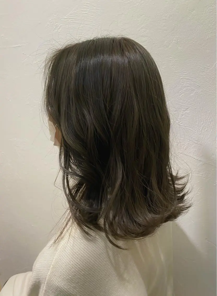 ミディアム ショート& パーマ　坂本のヘアスタイル