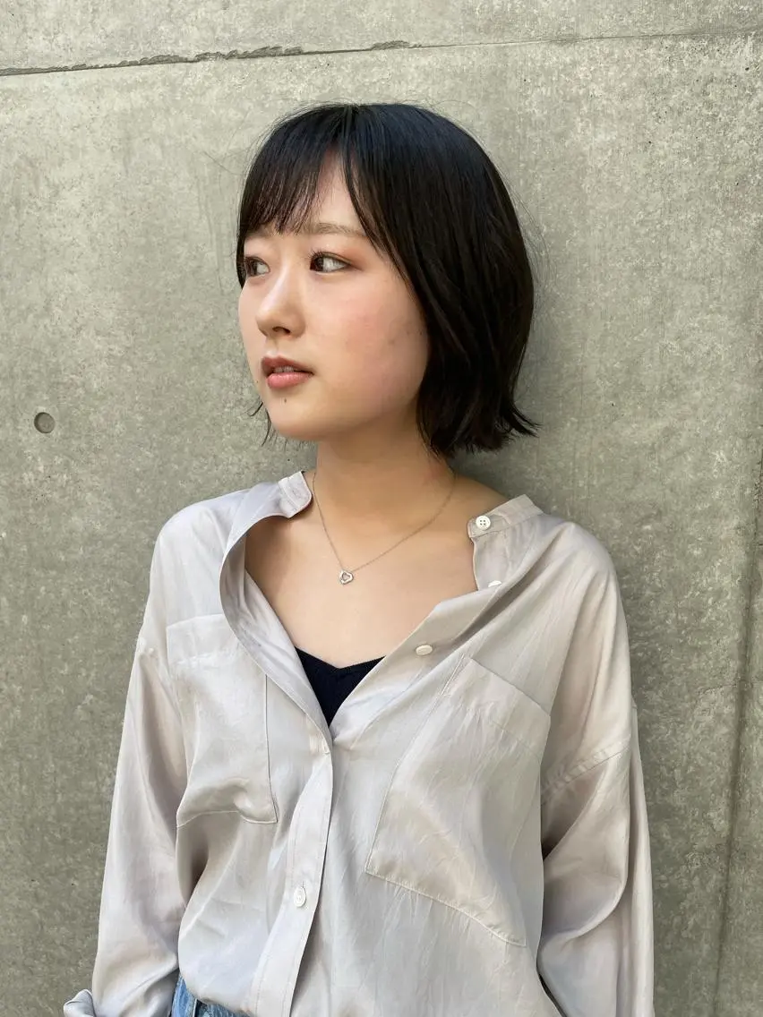 ショート ボブ 外ハネヘア ツヤ美髪💐 髪質改善/高山愛来のヘアスタイル