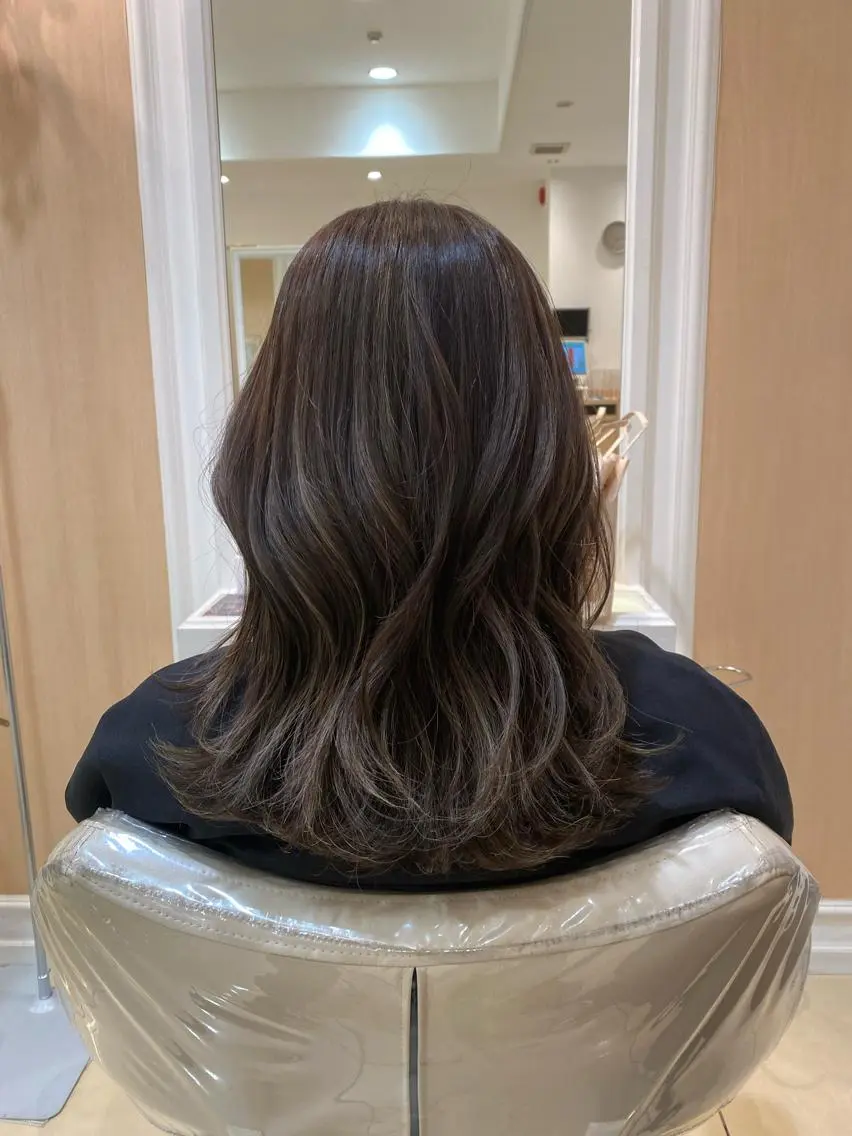 ミディアム カラー メンズ特化型美容師 栗山勇人のヘアスタイル