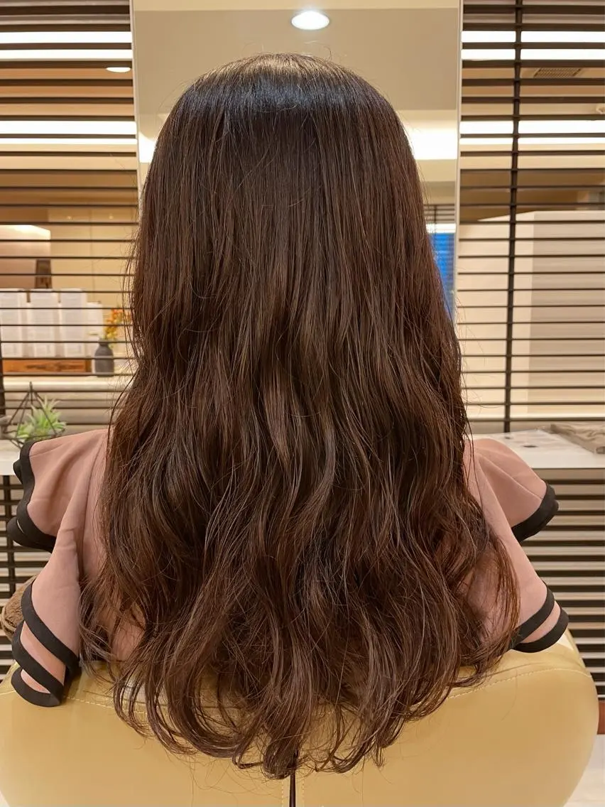 ロング パーマ デジタルパーマ デジタルパーマ特化 杉浦　夏生のヘアスタイル