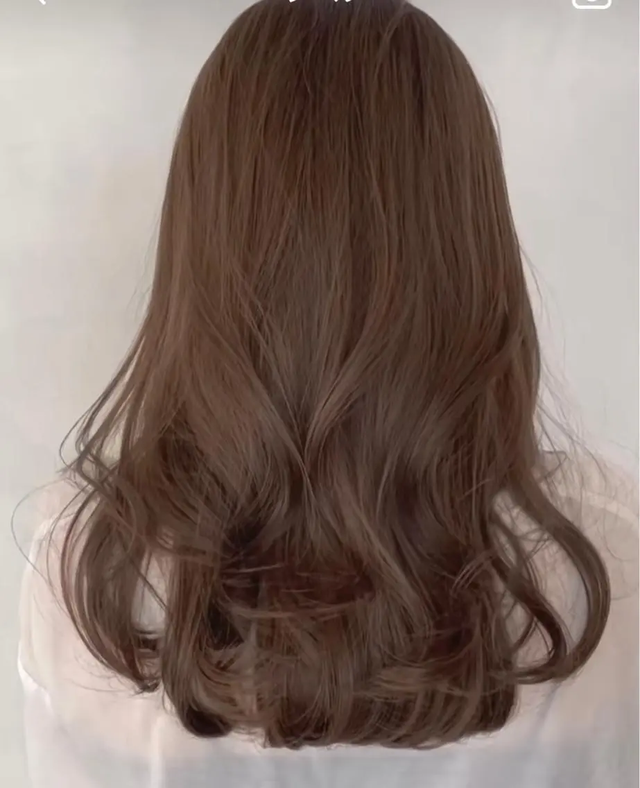 ミディアム カラー 縮毛矯正×髪質改善 小笠原大樹のヘアスタイル