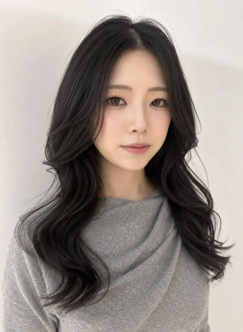 ロング 中韓🇨🇳🇰🇷 トレンド&髪質改善のヘアスタイル