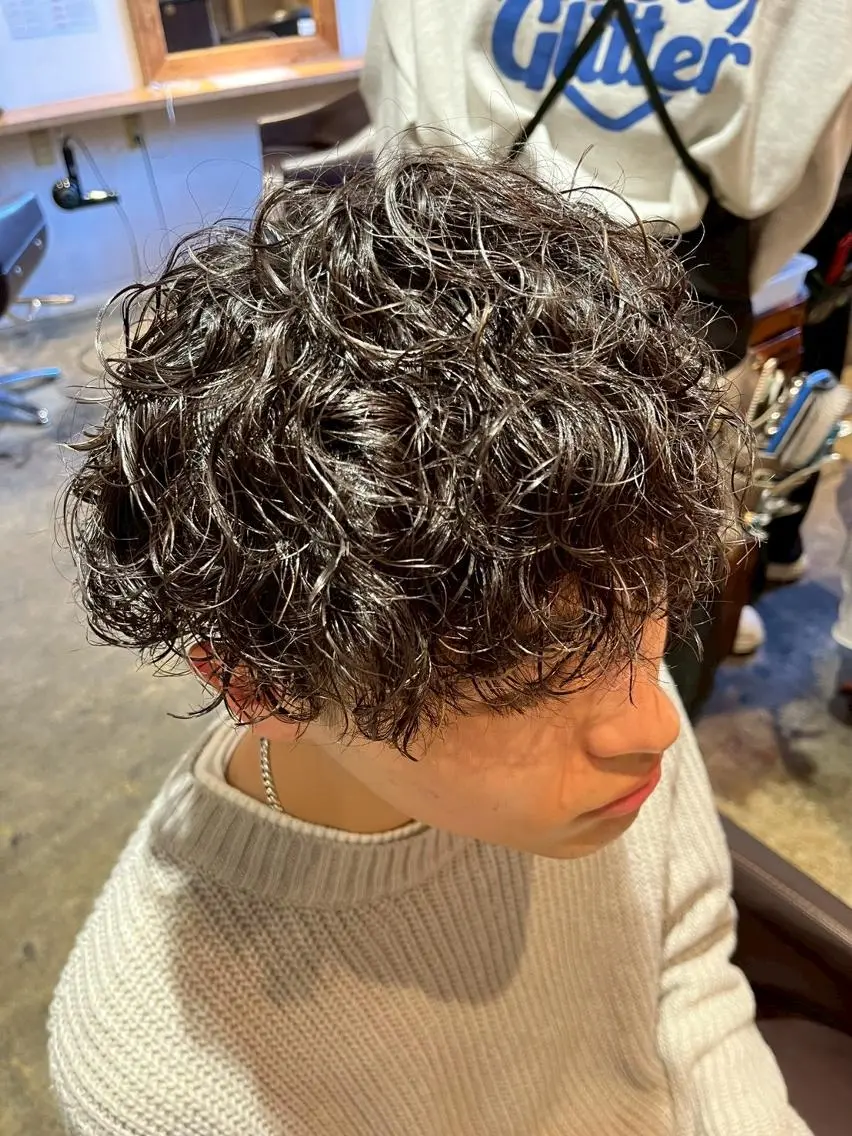 パーマ メンズ メンズカット パーマ特化  清士郎のヘアスタイル