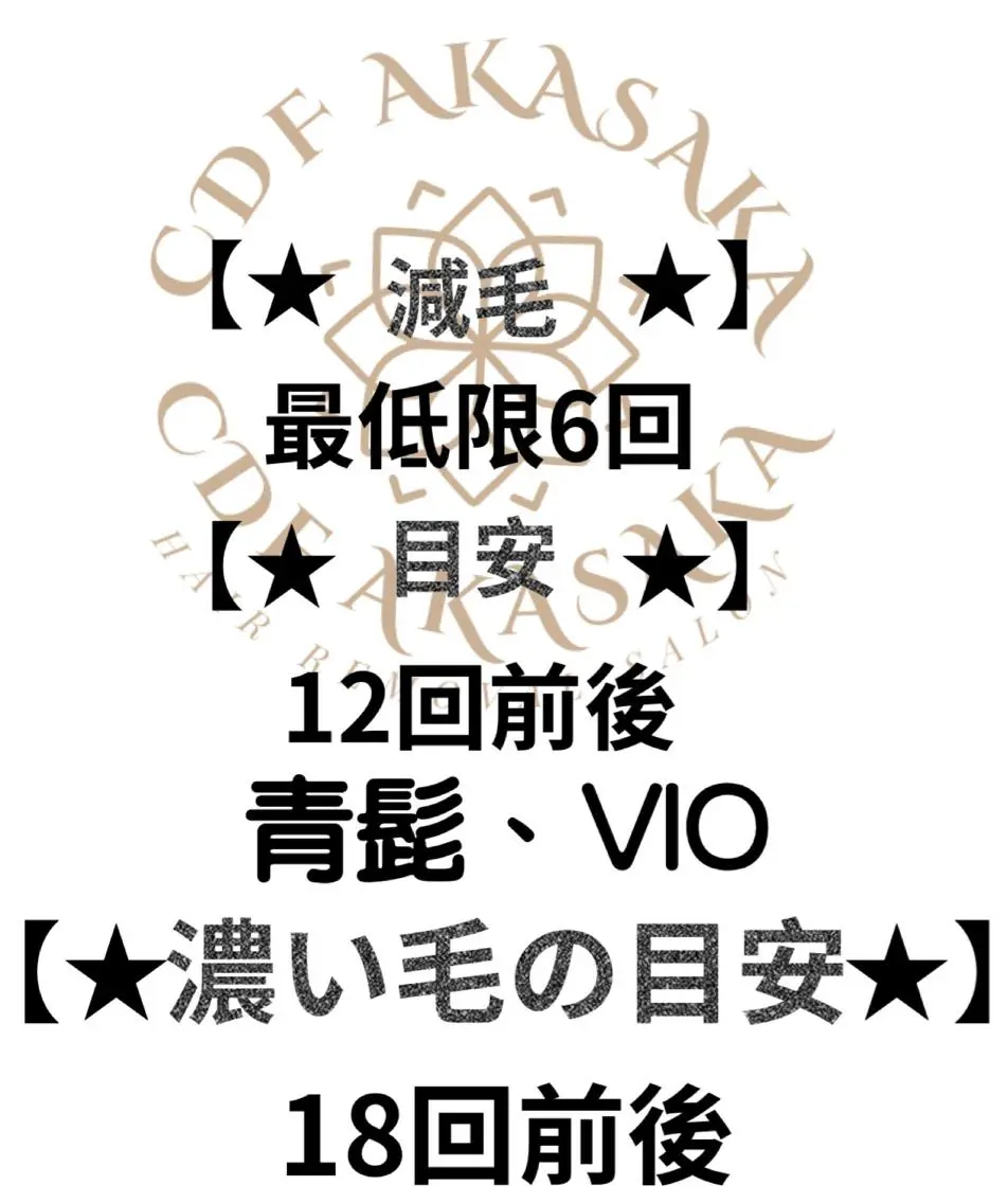 肌管理脱毛ピーリング CDFAkasakaのエステ・リラクイメージ